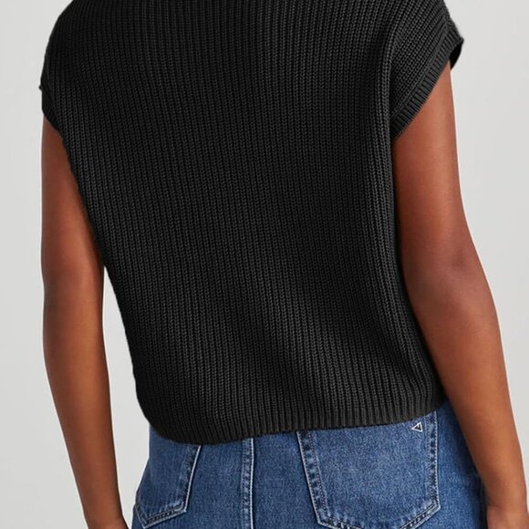 Women's Casual Short Sleeve Loose Tunic Tops - Lightweight Knit Spring Pullover - Picture 5 of 6